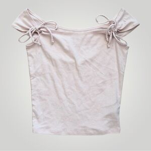 Hollister Off-Shoulder Pink Top